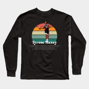 Tyrese Maxey Vintage V1 Long Sleeve T-Shirt